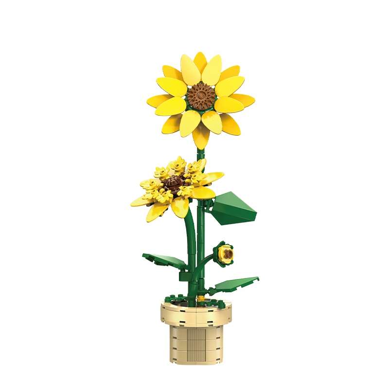 CaDA Floral Art Saulėgrąžų gėlė vazone 187el 59030 statybiniai blokeliai
