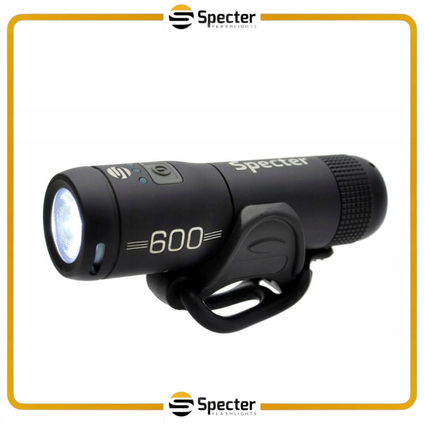 LED dviračio žibintas 600 LM USB vandeniui atsparus žibintas dviračiui