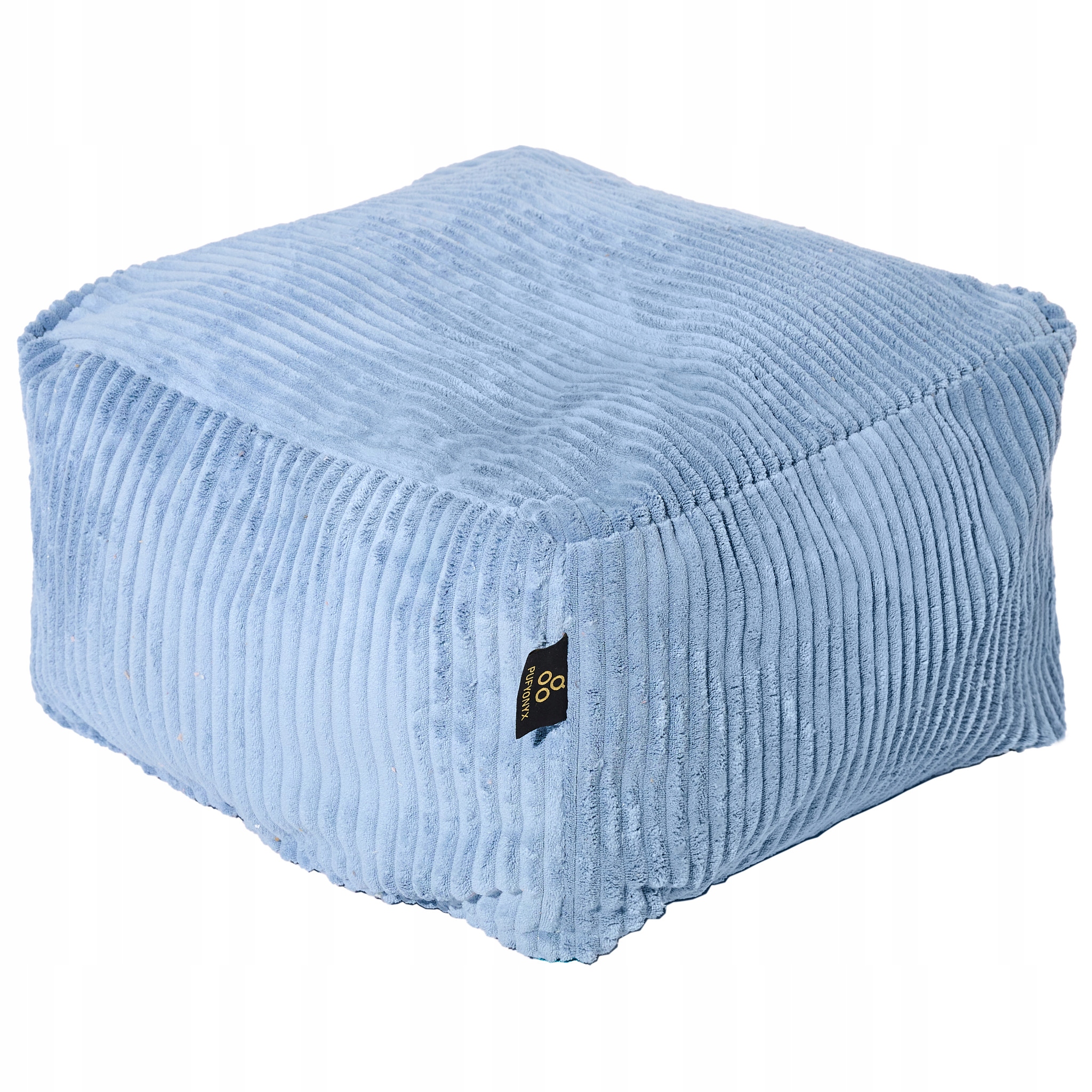 MODERNUS PUFF POUF SEAT 40 CM Kvadratas SVETAINEI MINKŠTAS PĖDŲ ATRAŠTAS
