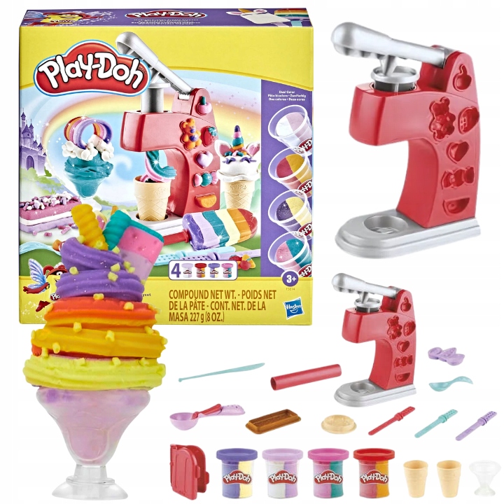 Hasbro Play-Doh stebuklingoji ledų gaminė vienaragis