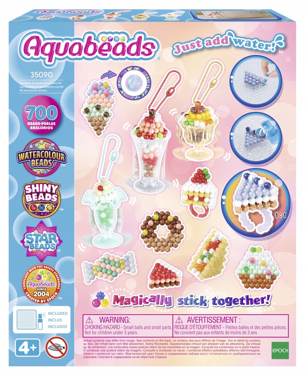 Aquabeads saldumynai priedams kūrybinis rinkinys