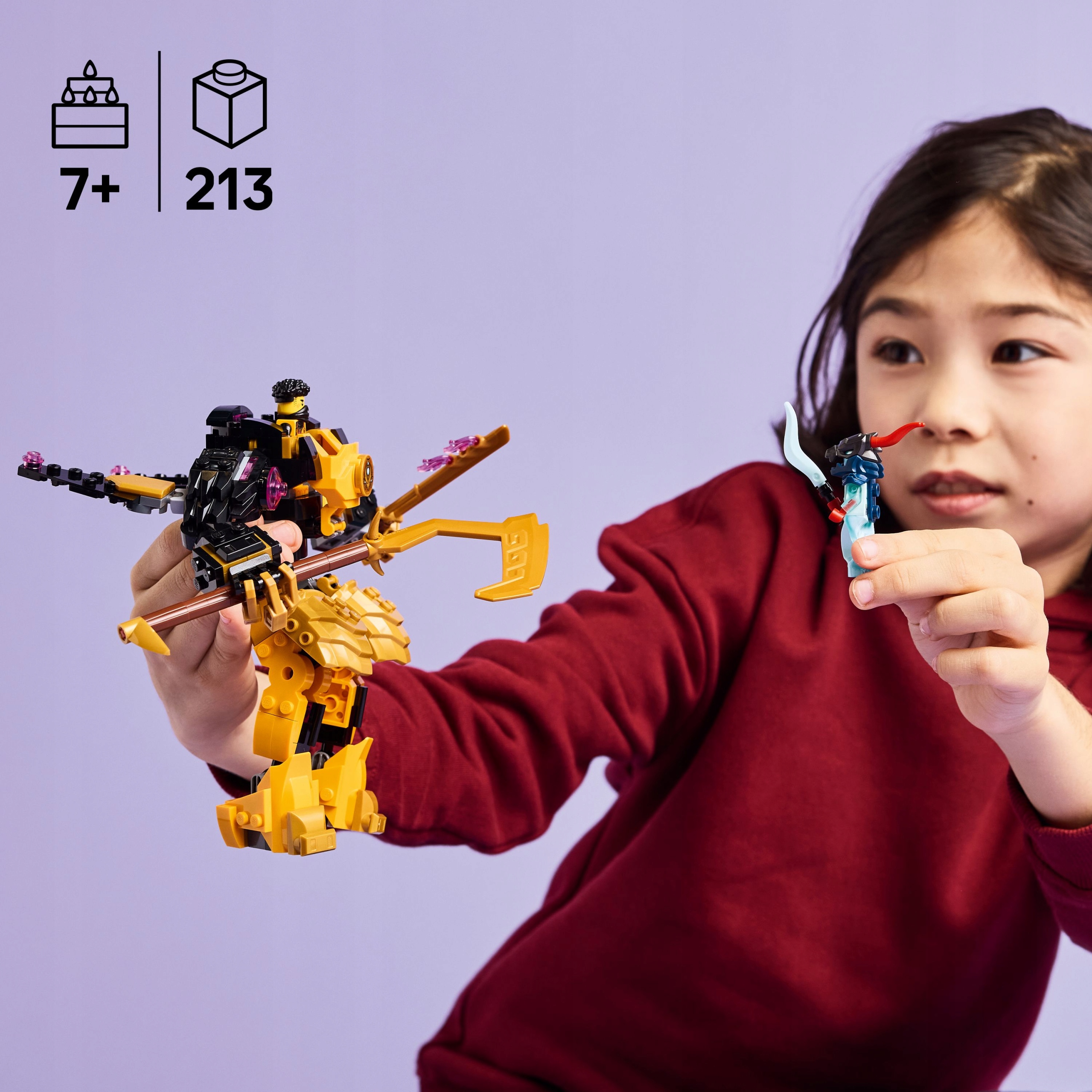 LEGO Ninjago 71839 Arina Spinjitzu kovos mecha