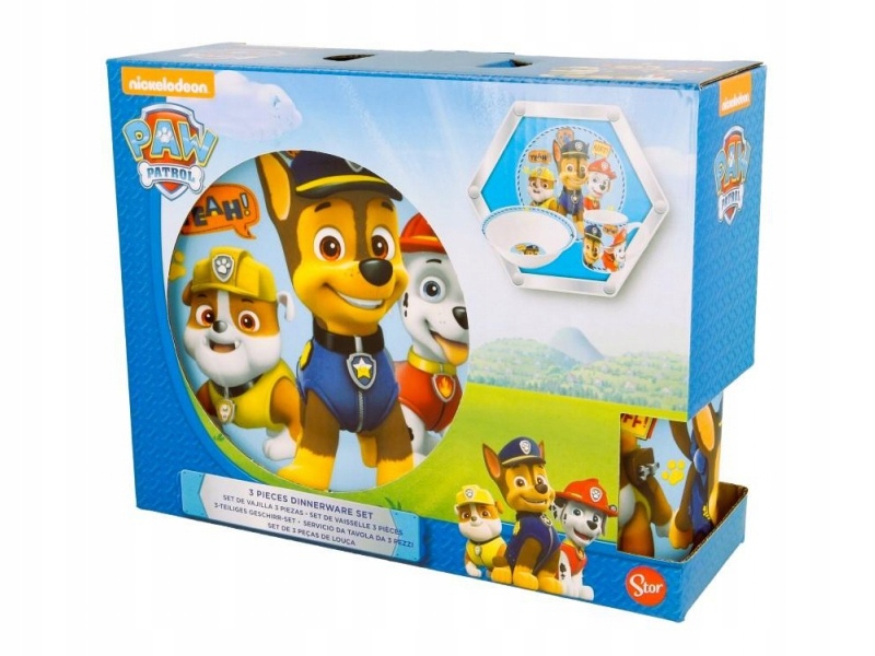 Stor Paw Patrol keramika vaikams pieno/miltelių rinkinys