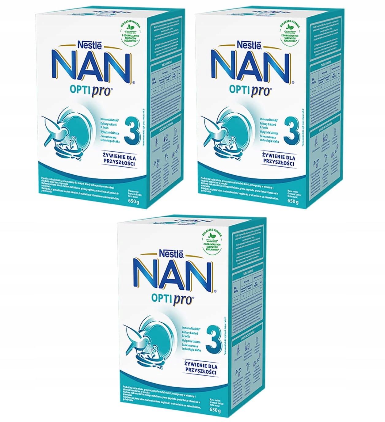 Nestlé Nan Optipro 3 pieno formulė 3 x 650 g
