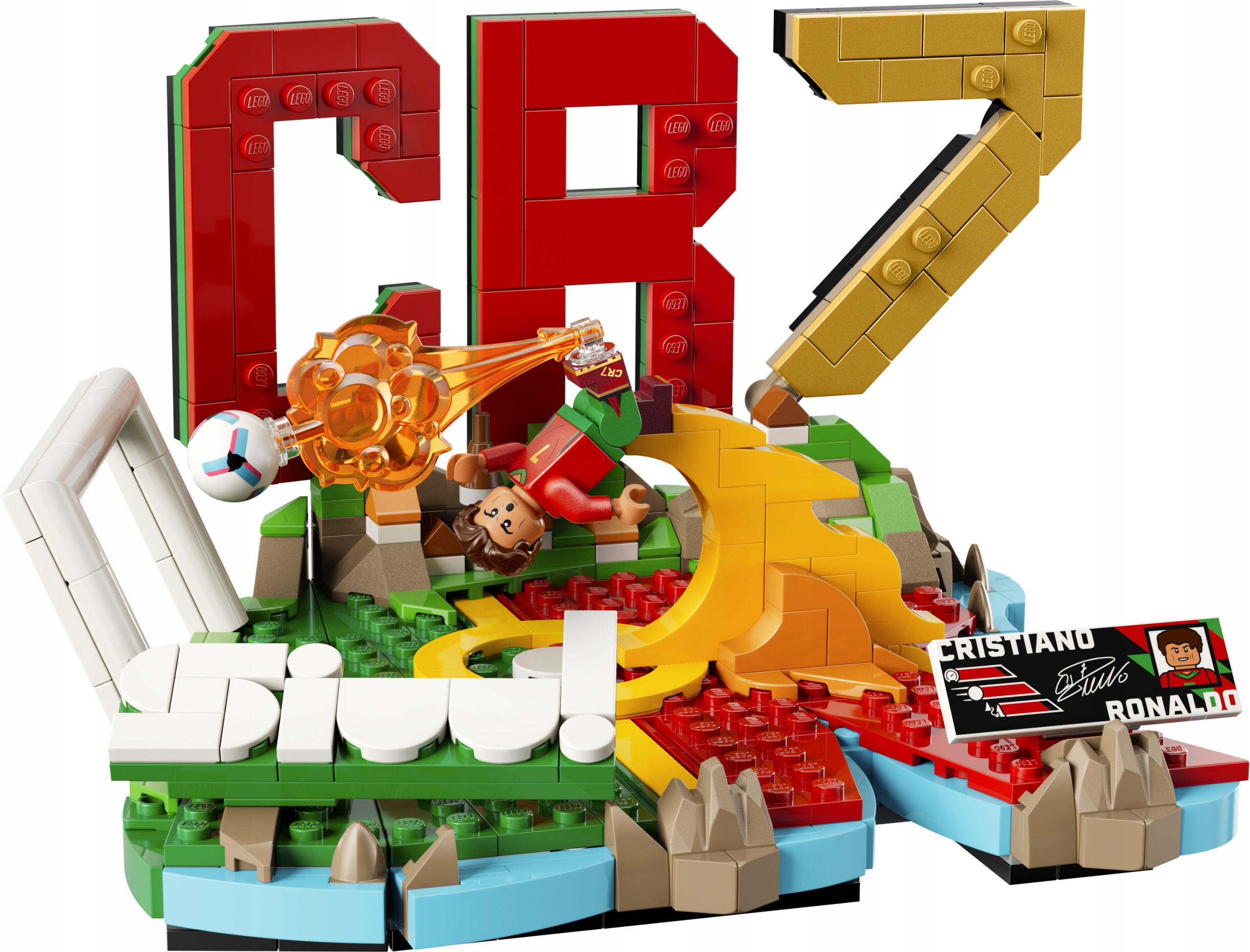 LEGO EDITIONS 43012 CRISTIANO RONALDO Futbolo akimirkos, futbolas