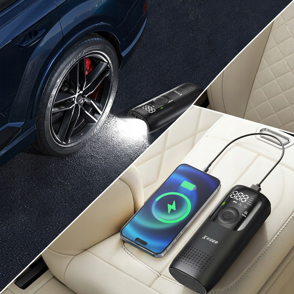 UNIVERSALUS ELEKTRINIS DVIRAČIO SIurblys, skirtas XRIDER MOTOROLERIUI 150 PSI