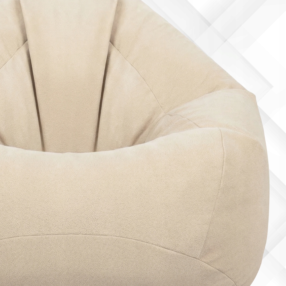 PUFA BAG XXL VELUR 120 CM BEIGE