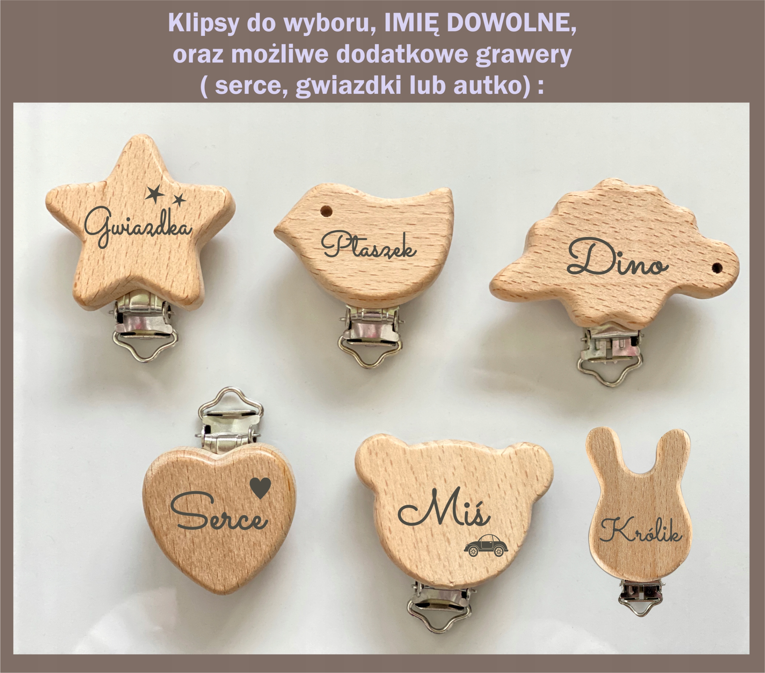 Luna žaislinis retežėlis graibymo žiedas medinis