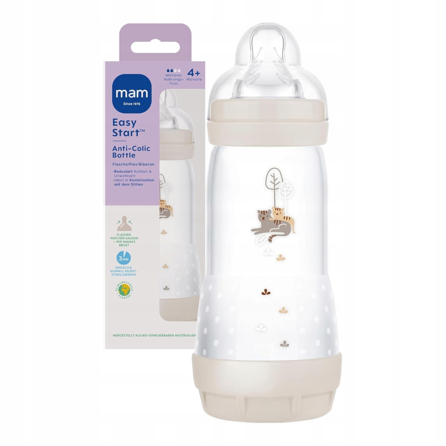 MAM Baby Anti Colic butelka 320 ml greitam srautui