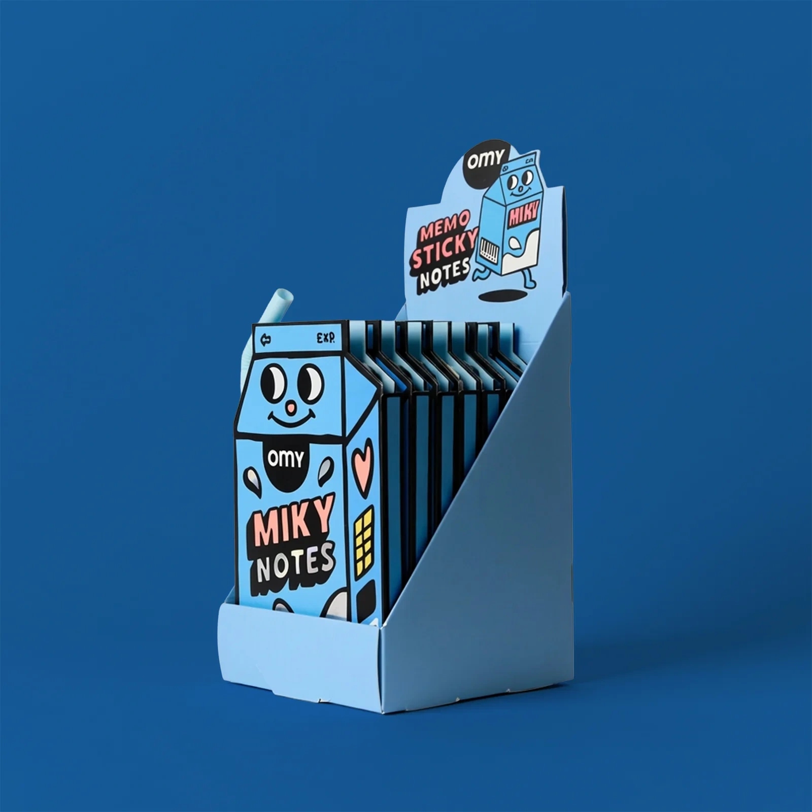 OMY Sąsiuvinis su lipniais lapeliais Miky Mleko Milky