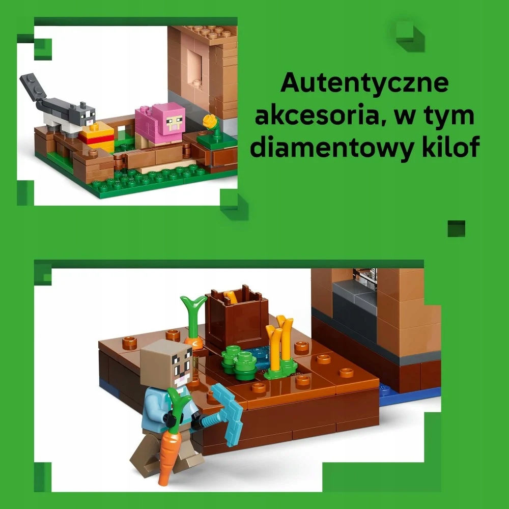 LEGO Minecraft 21596 šaukstytojų ataka