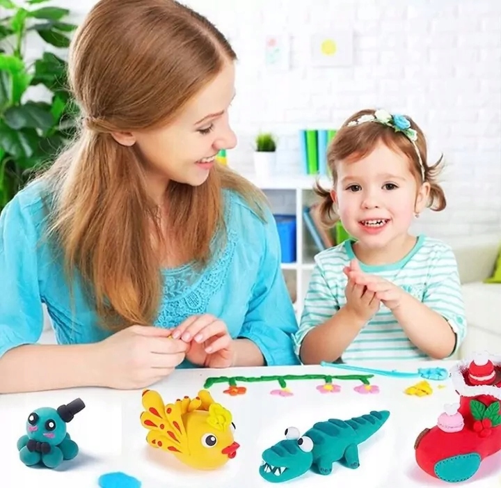 Piankolina dažyta plastelina 12 spalvų rinkinys
