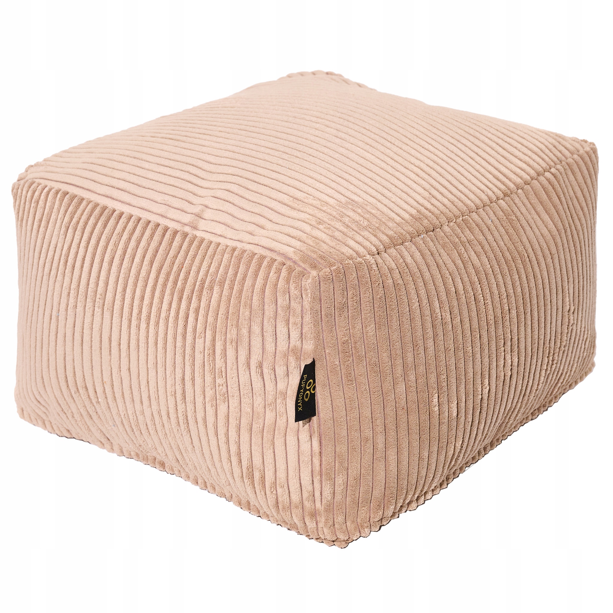MODERNUS PUFF POUF SEAT 40 CM Kvadratas SVETAINEI MINKŠTAS PĖDŲ ATRAŠTAS