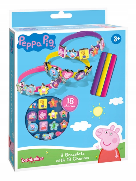Totum Zestaw do bransoletek Świnka Peppa