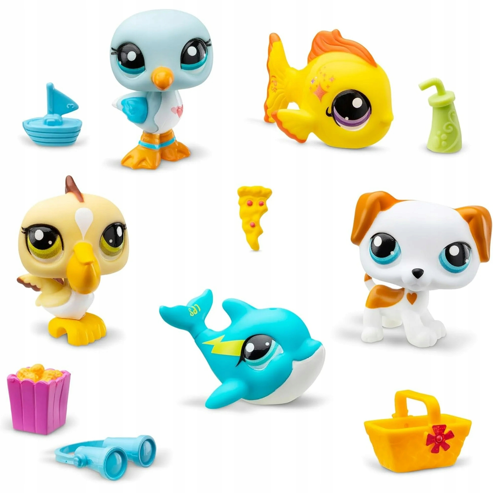 Littlest Pet Shop žvėreliai paplūdimio draugams su aksesuarais