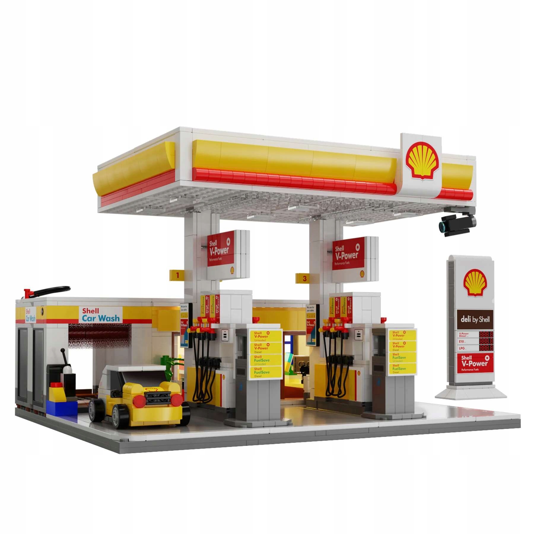 Cada konstruktoriai stotis degalinė Shell 1309 el. su LED