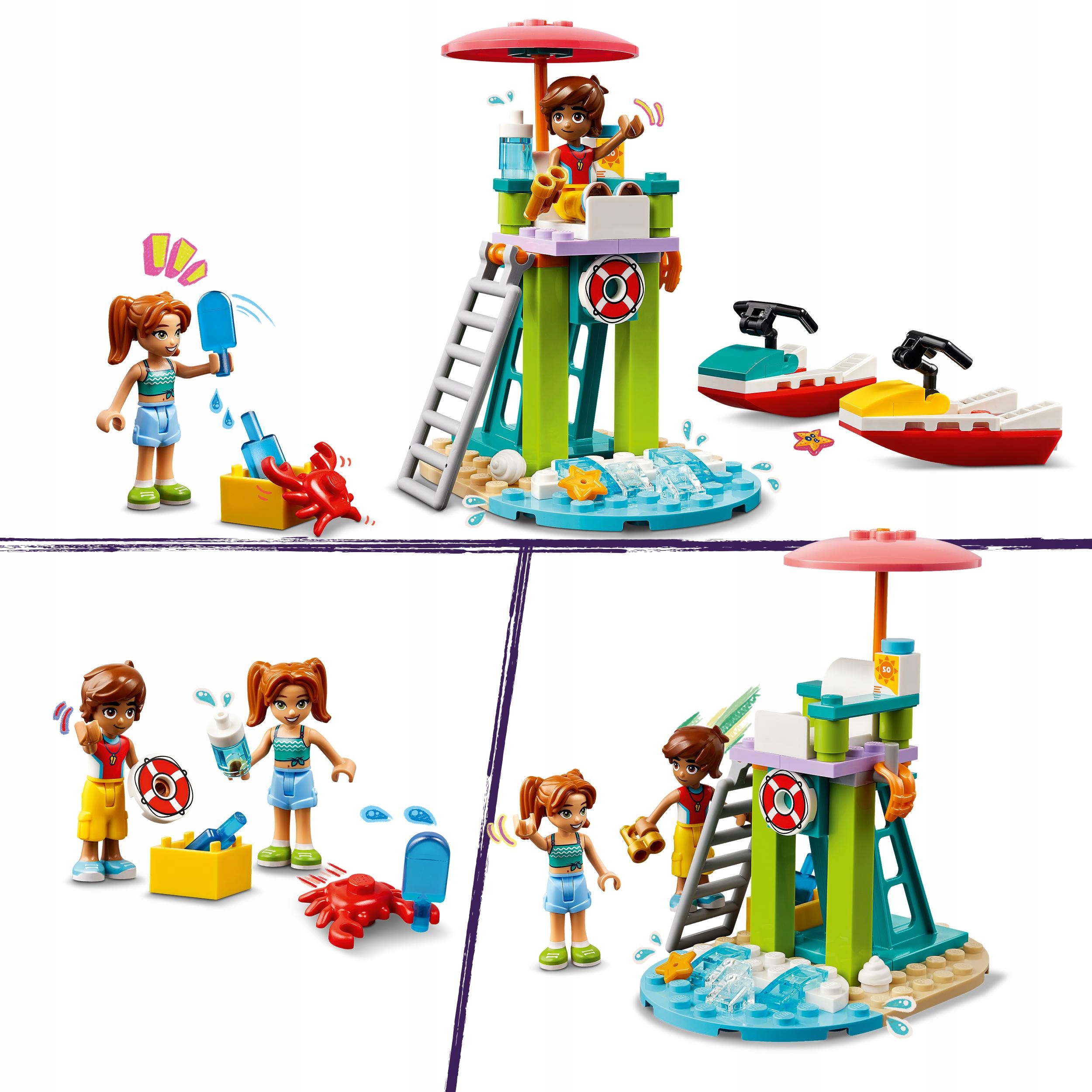 LEGO Friends 42623 paplūdimio vandensportų skūteris