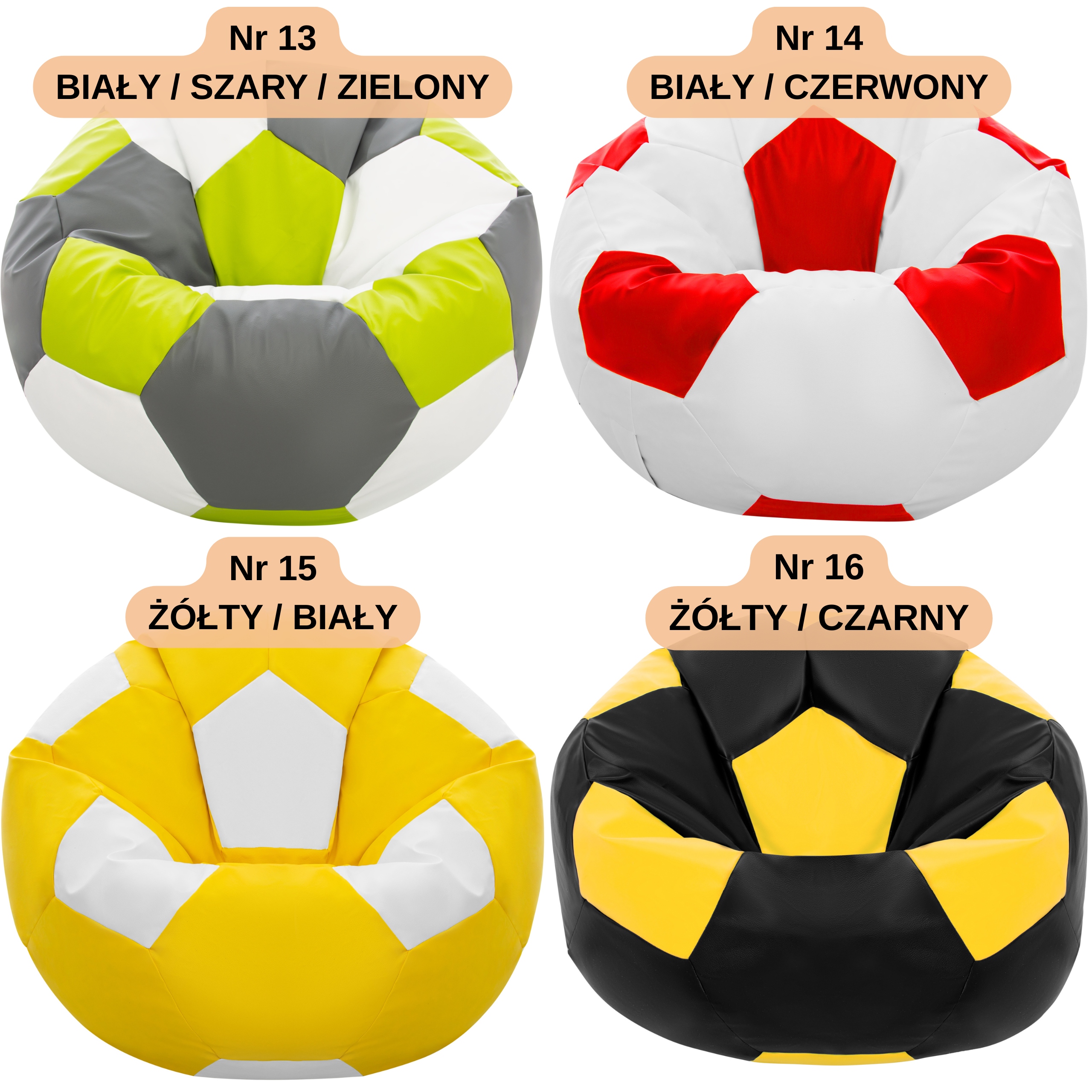 PUFA BALL MEGA BAG SAKO FOTOTELIS PUF FUTBOLO FAIRŲ SĖDYNĖ DAUG SPALVŲ