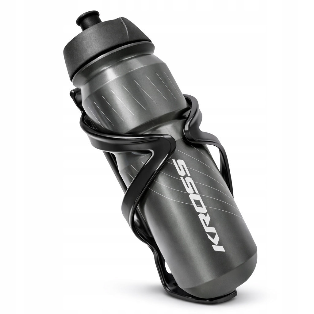 Kross 750 ml dviračio butelis su laikiklio rinkiniu