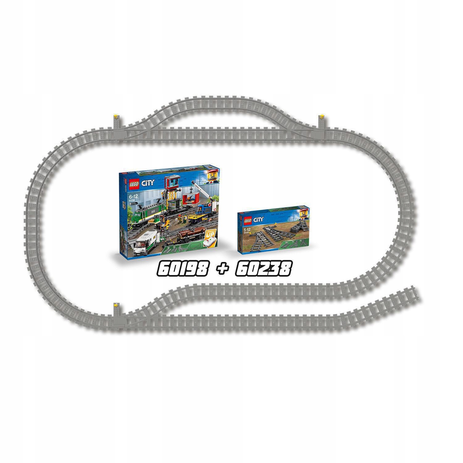 LEGO City 60238 bėgių stotis