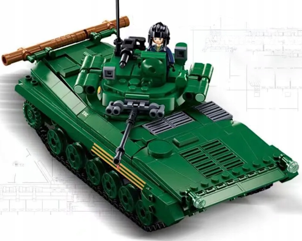 Sluban konstruktoriniai klockai tankas BWP-2MS