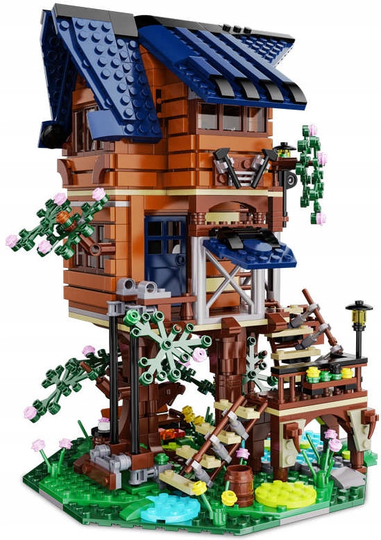 CADA C66004W Four Seasons Tree House statybiniai blokeliai 1155 vnt. LED