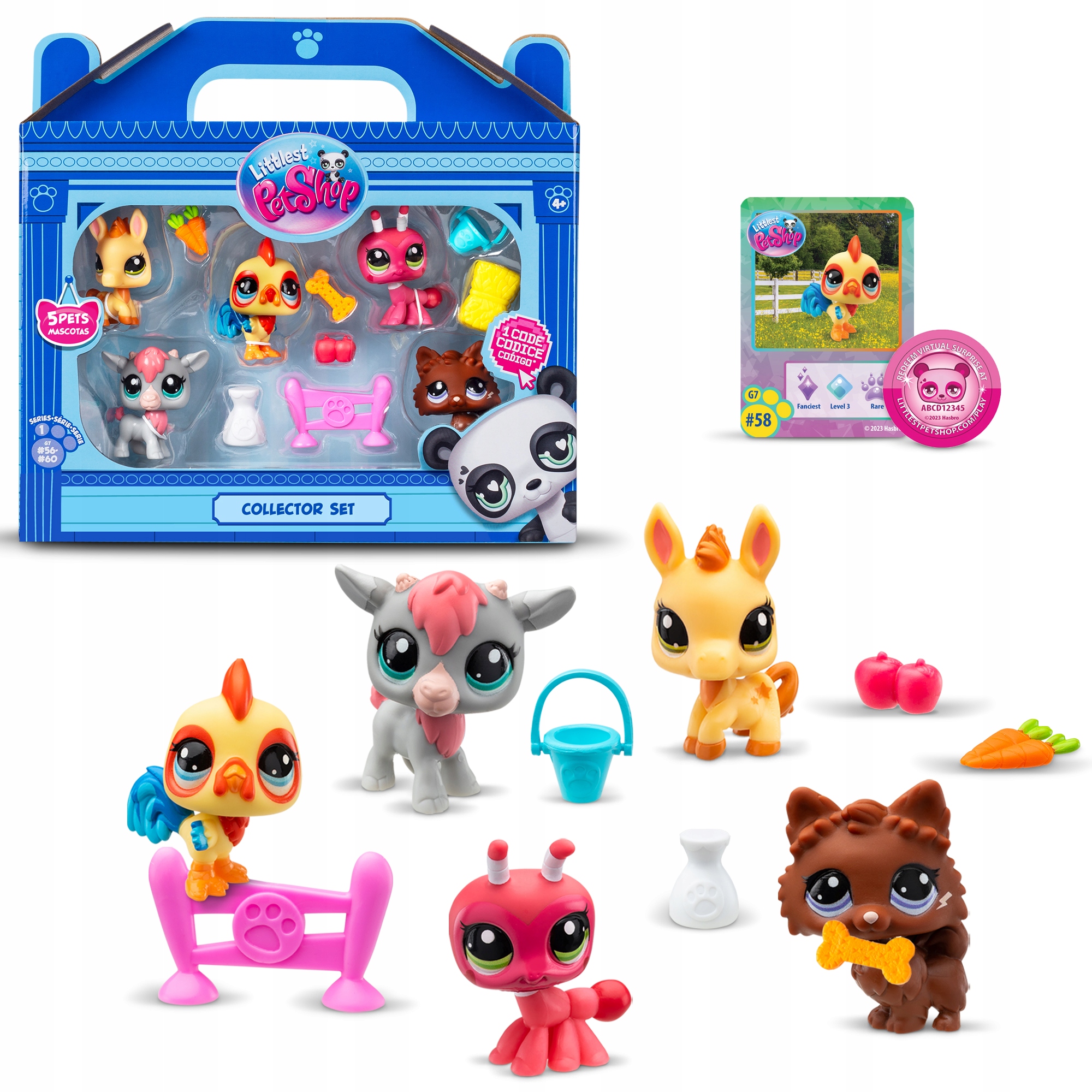 Littlest Pet Shop figureliu rinkinys farma 5 vienetai