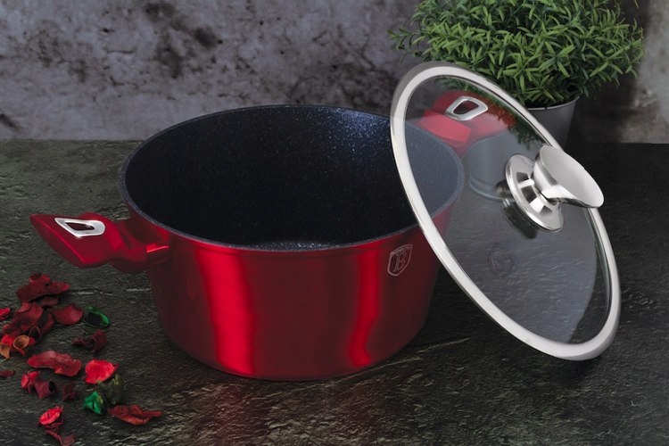 BH-1256N - Granito puodas 20 cm Berlinger Haus Burgundy Line