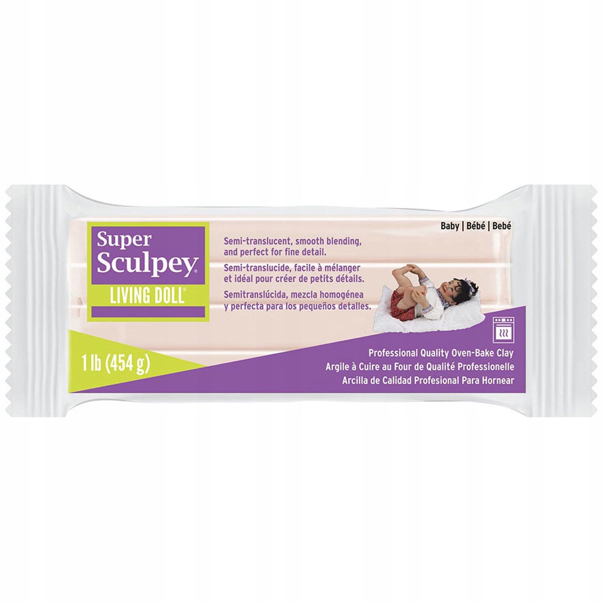 SUPER SCULPEY CAY SCULPING CAY 454g BABY