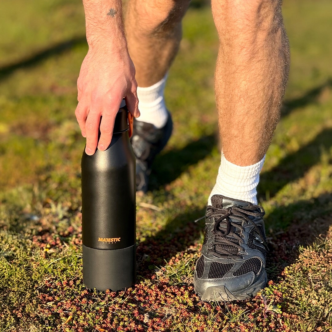 Majestic Sport termo butelė plieno su šiaudais 900ml