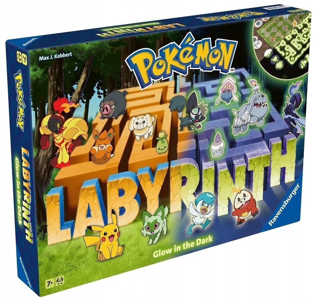 Pokemonų labirinto žaidimas su žibintuvėliu