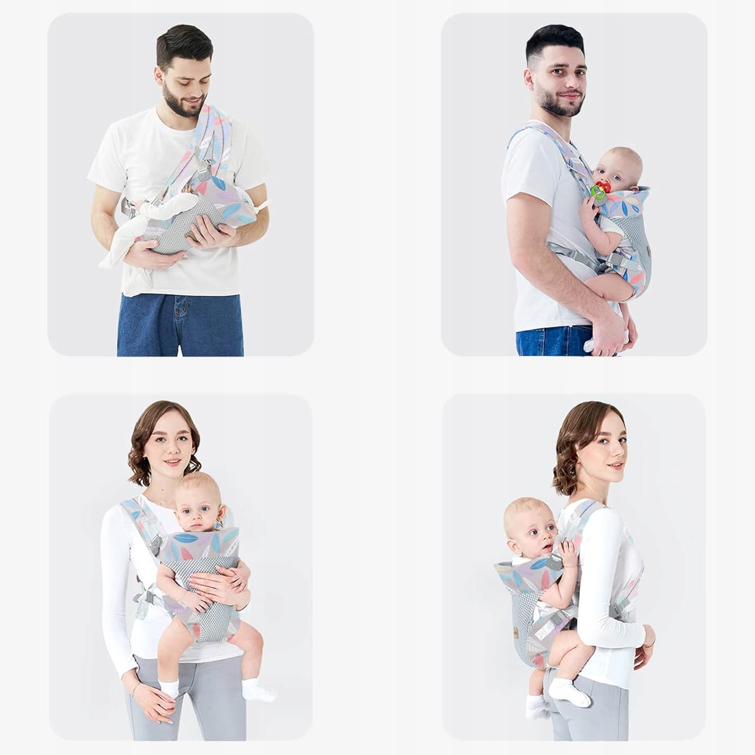 Wrap Cabrio 4 viename nešiojamasis nosidis iki 15 kg