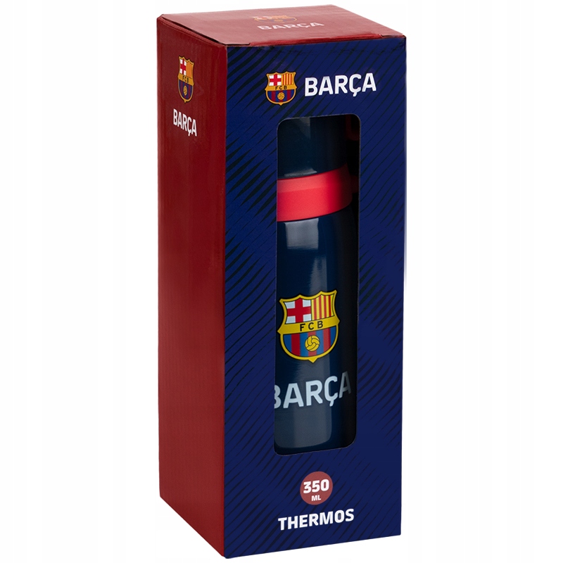Termosas su puodeliu Barcelona Barca berniukams 350 ml su Kite rankena