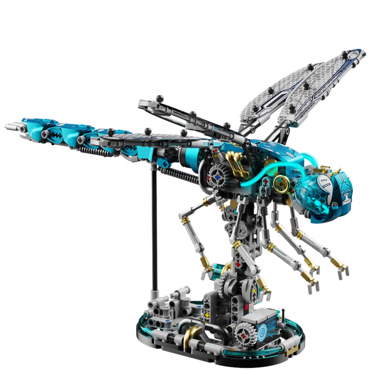 Technic MJI 13086 Blokai - Mechaninis LED Dragonfly 866 vnt. judantys sparnai