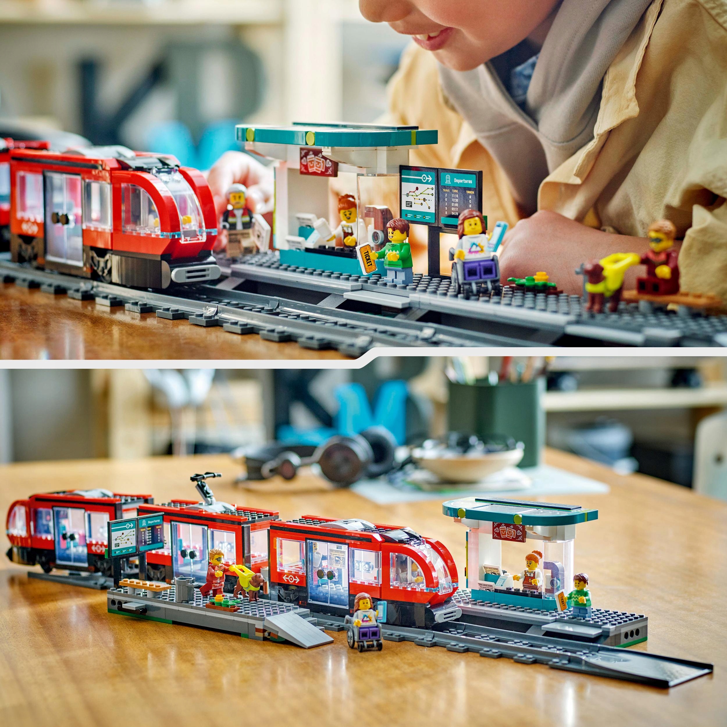 LEGO City City tramvajus su stotimi 60423