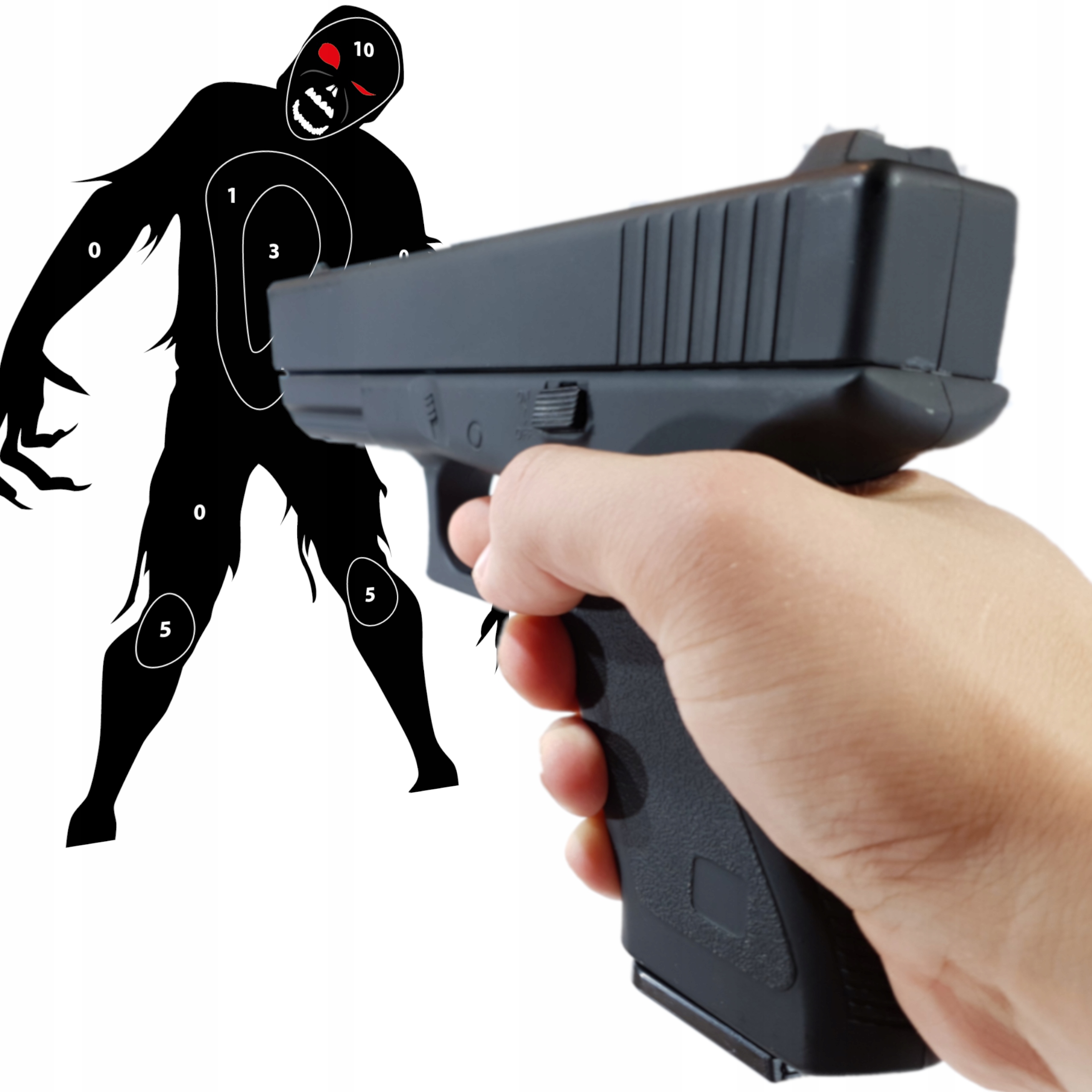 METALINIS BB GUN GUN GLOCK 17 BLACK ASG DIDŽIOJO IMITACINĖS GINKO KOPIJA
