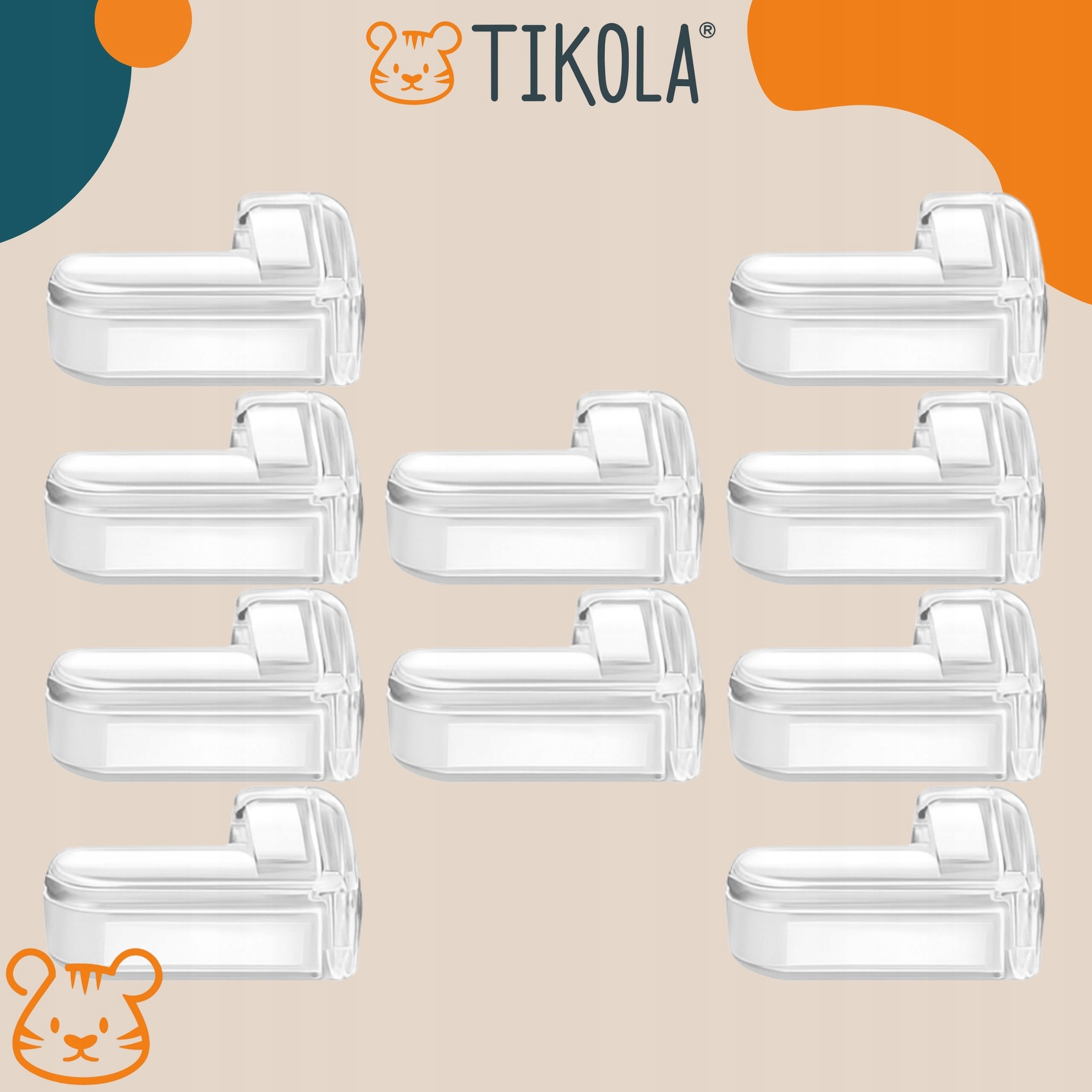 Zabezpieczenia narożników Tikola do mebli stołu