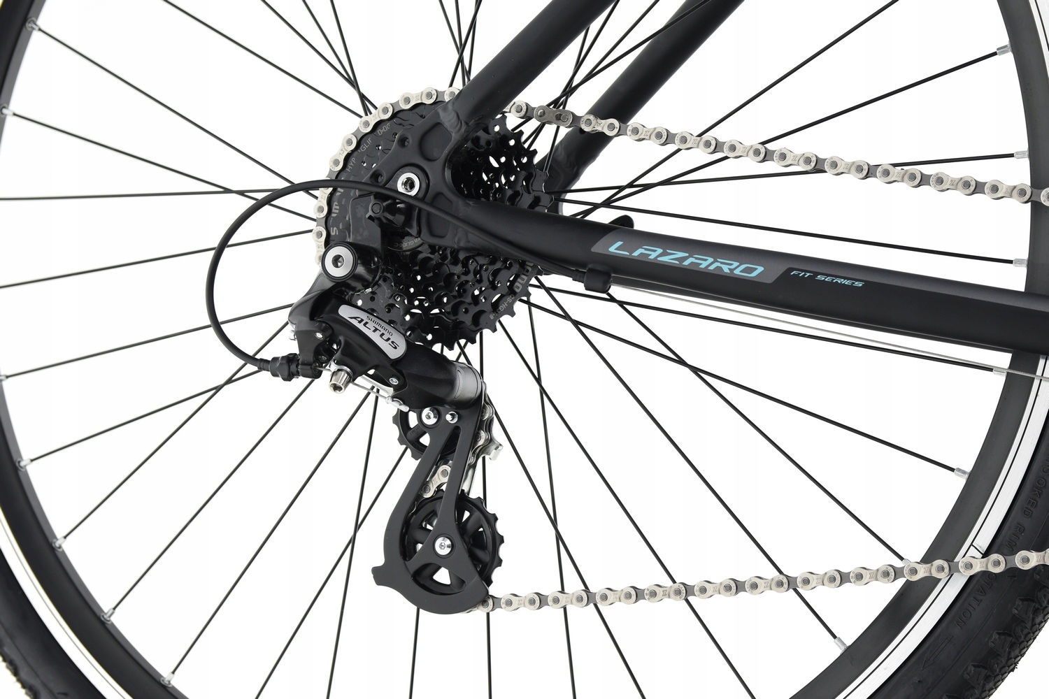 LAZARO AERO V1 FITNES GRAVEL 28 SOLID SHIMANO VIRŠKAS DVIRAČIO