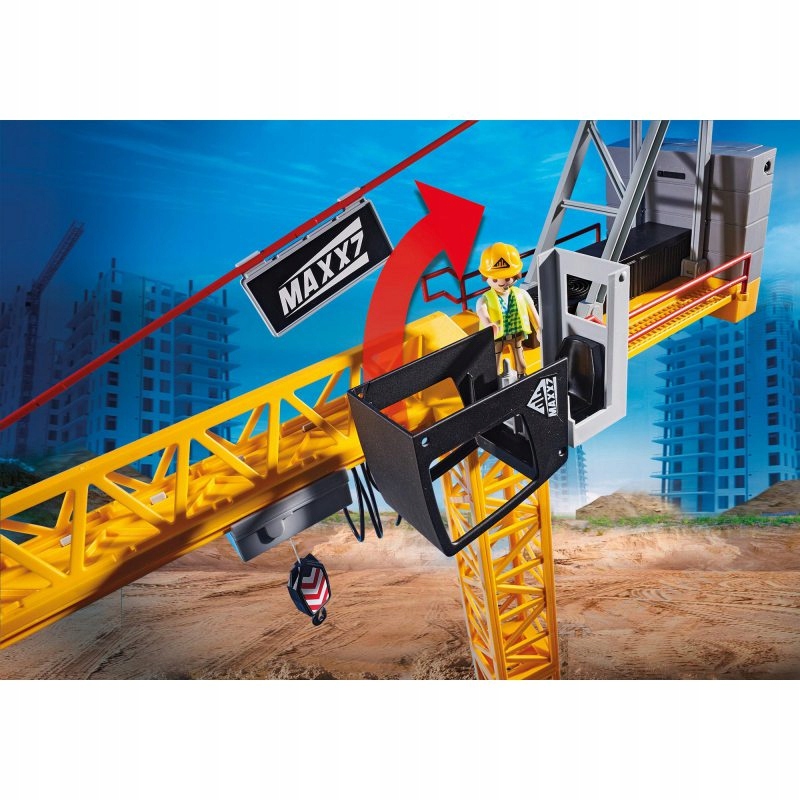 Playmobil 70441 Nuotoliniu būdu valdomas kranas