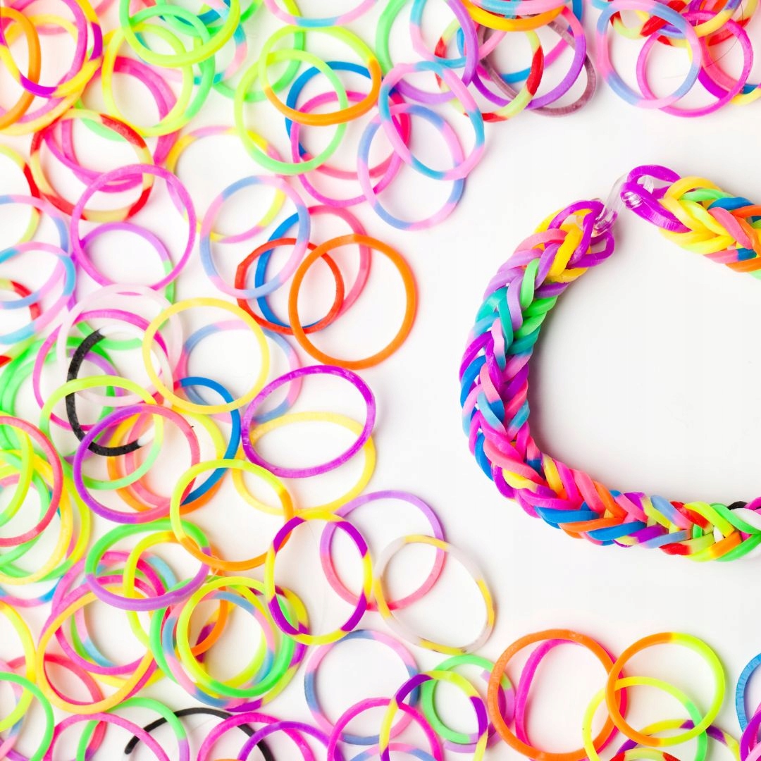 Gumų rankginių rinkinys loom bands 1500 vnt