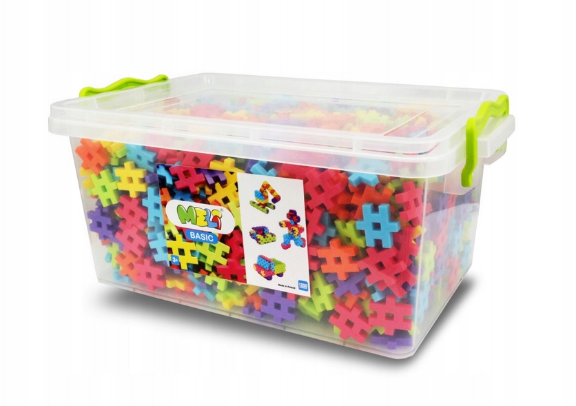 MELI BASIC EDU 50018 WAFLE Blocks 1200 elementų
