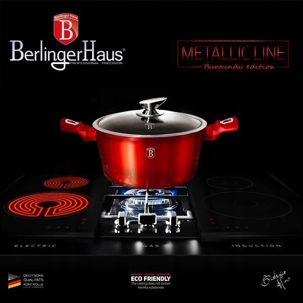 BH-1256N - Granito puodas 20 cm Berlinger Haus Burgundy Line