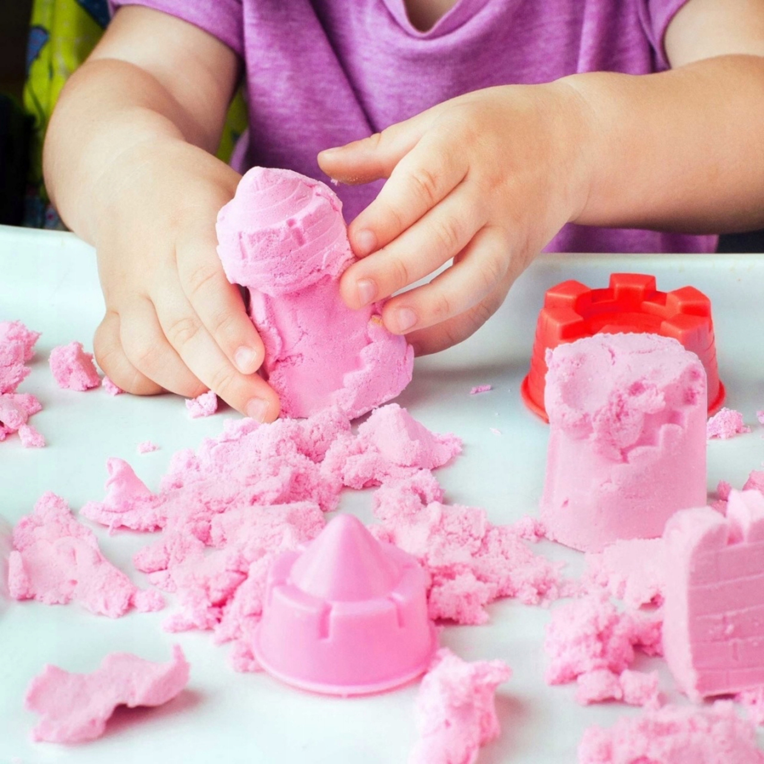 Kinetic Sand 3kg Magic Set Formelės Mentele Sandbox Children XL