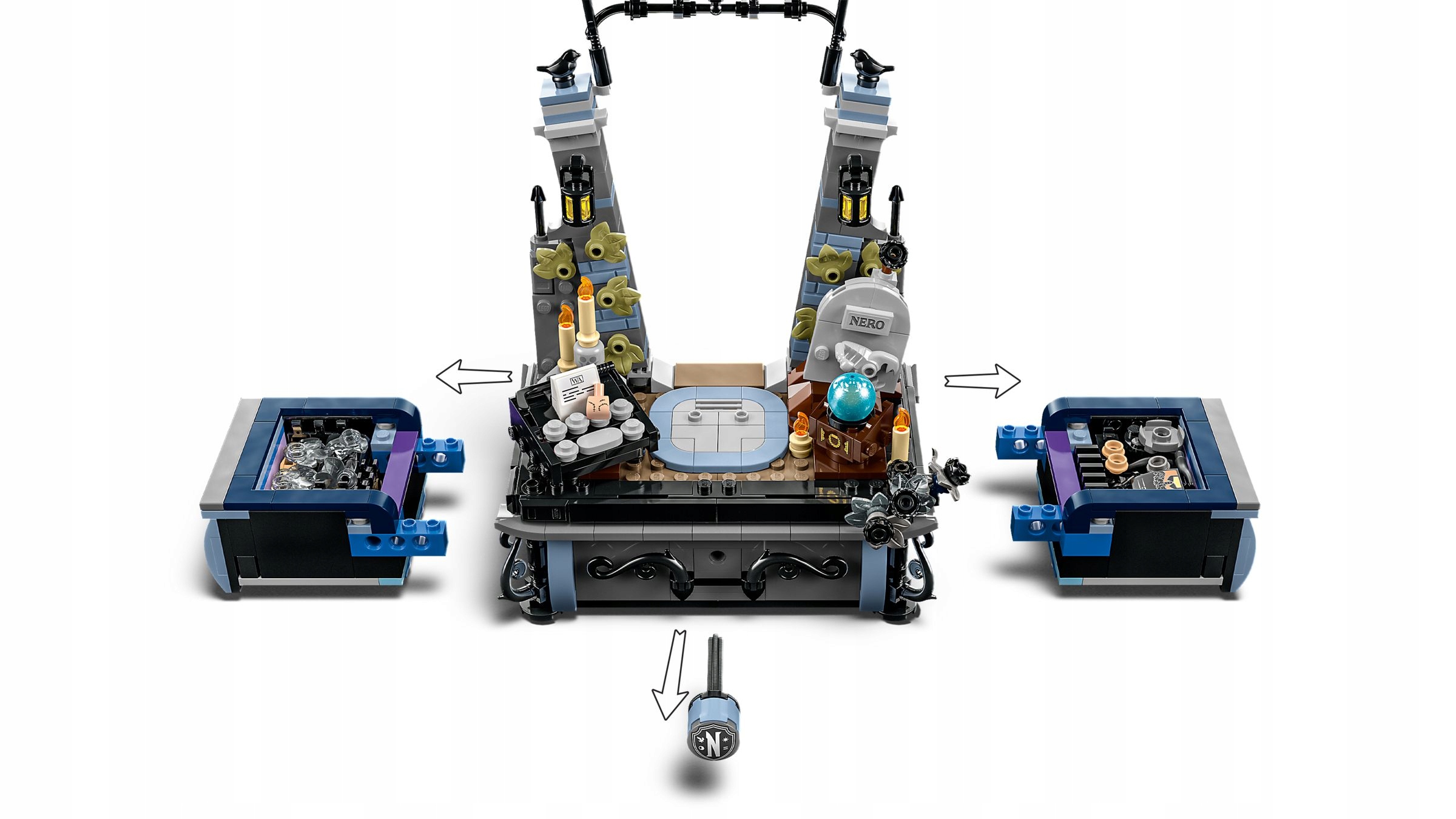 Lego 76780 Wednesday figūrėlė Wednseday Addams