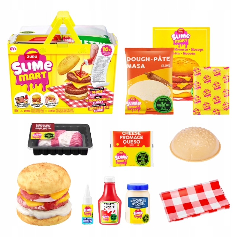 ZURU slime mart S1 burger masa plastyczna DIY