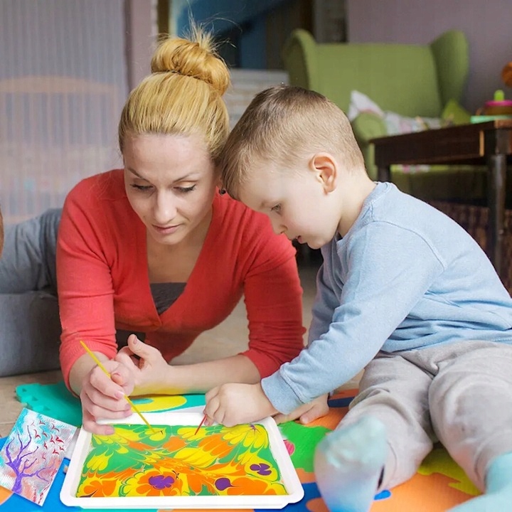 Magiczne malowanie na wodzie zestaw 6 kolorów