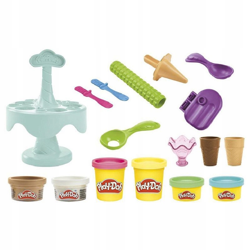 PLAY-DOH CASTRY RINKINYS LEDAI LEDAI PLAY PASTE VAMZTELIŲ PRIEDAI