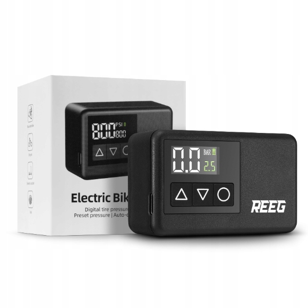 Reeg Air Pump MINI elektrinis siurblys dviračiui, paspirtukui, rutuliui 120 PSI