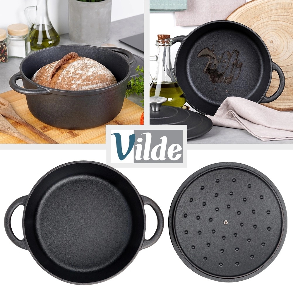 Ketaus puodas 2,6 L CAST LINE 22 cm Orkaitės indukcinis grilis