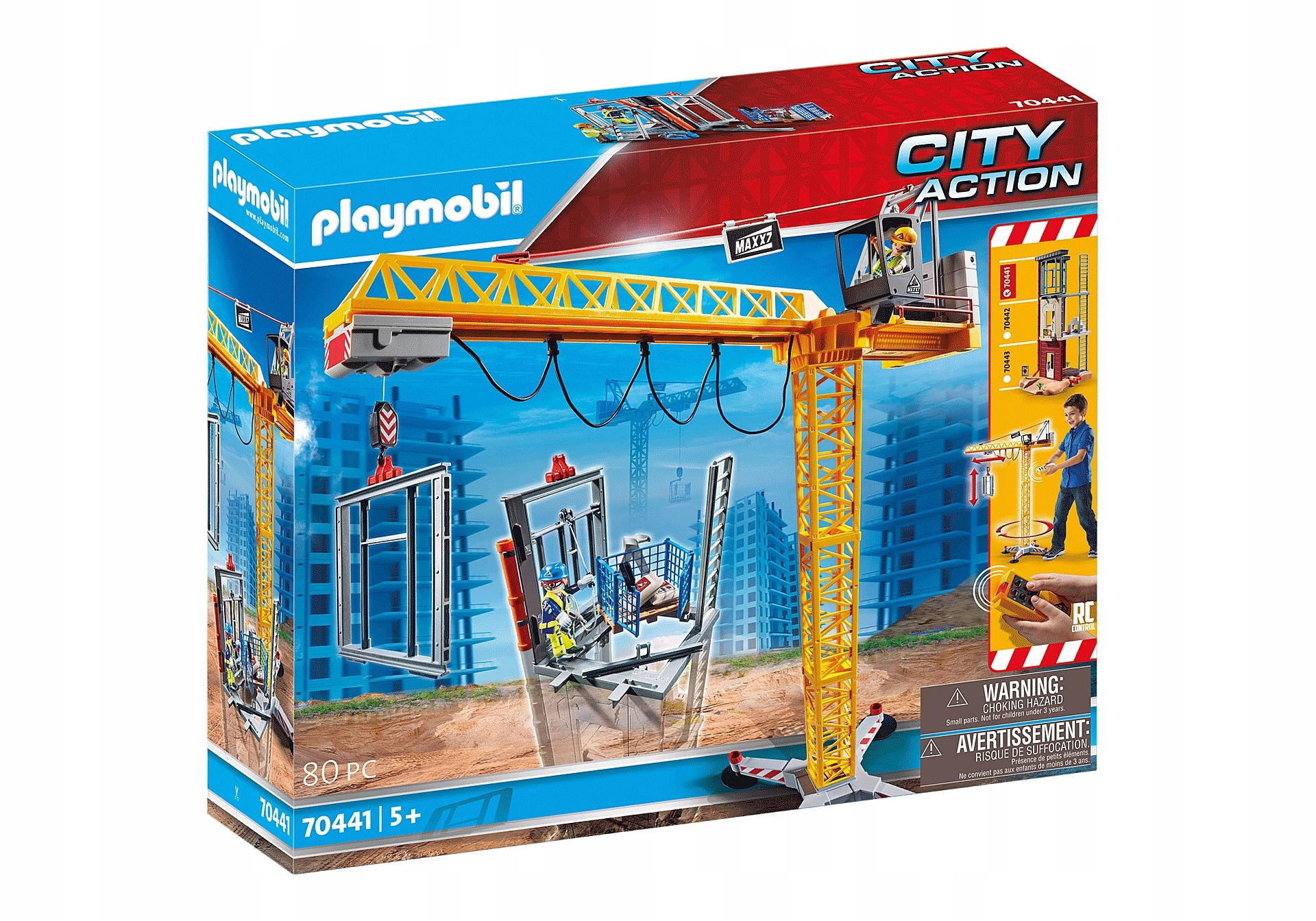 Playmobil 70441 Nuotoliniu būdu valdomas kranas